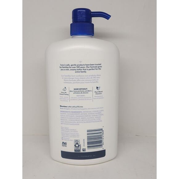 COPY - Ivory Mild & Gentle Body Wash, Water Lily Scent, 35 fl oz Pump Original … - Picture 2 of 2